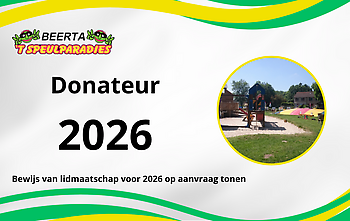 Donateur kaart 2026